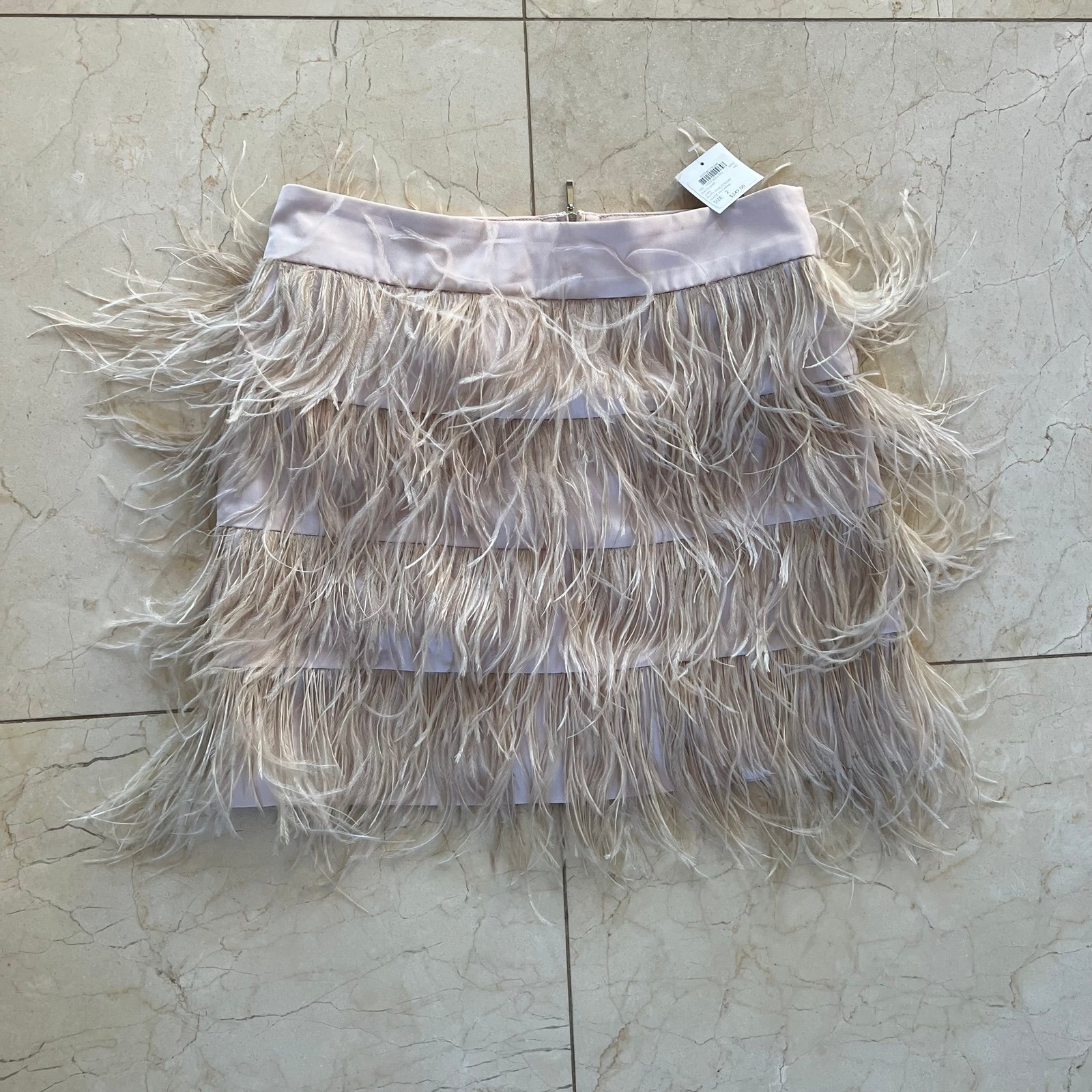 Club Monaco NWT 249 Dace Skirt Jupe Putty Pink Sz 2