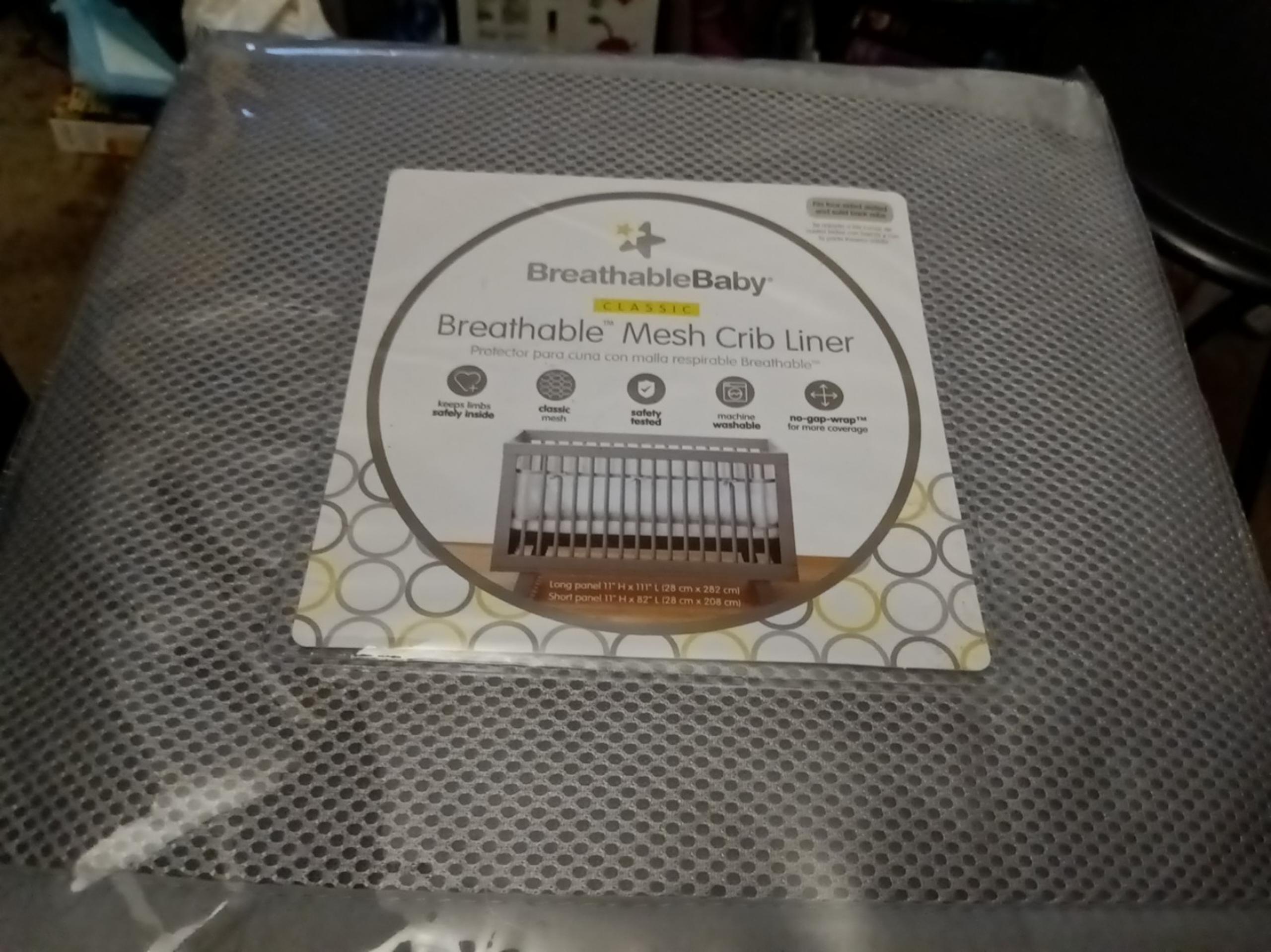 Crib LinerBreathable mesh crib liner