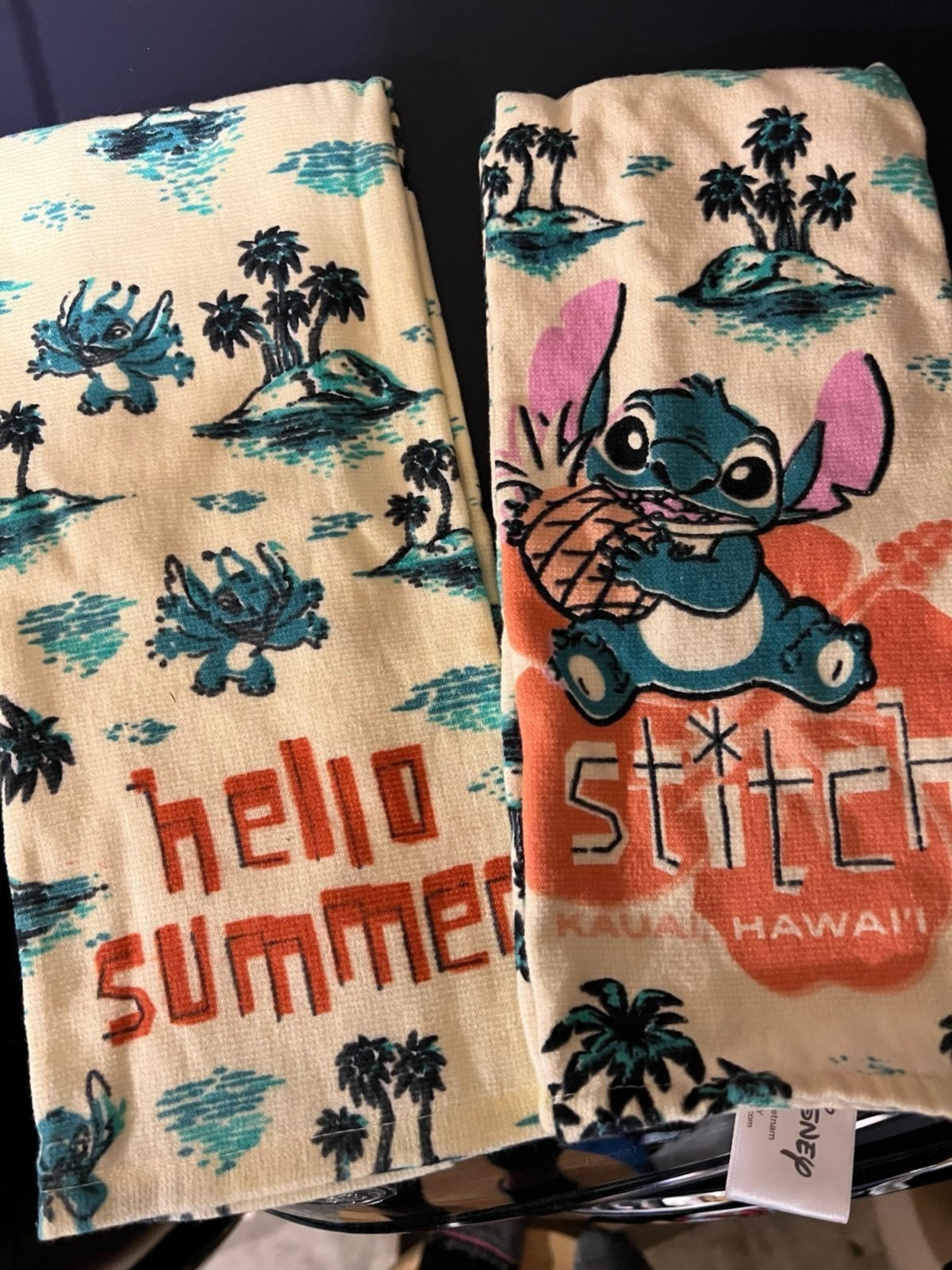 Disney Stitch Kitchen Towels