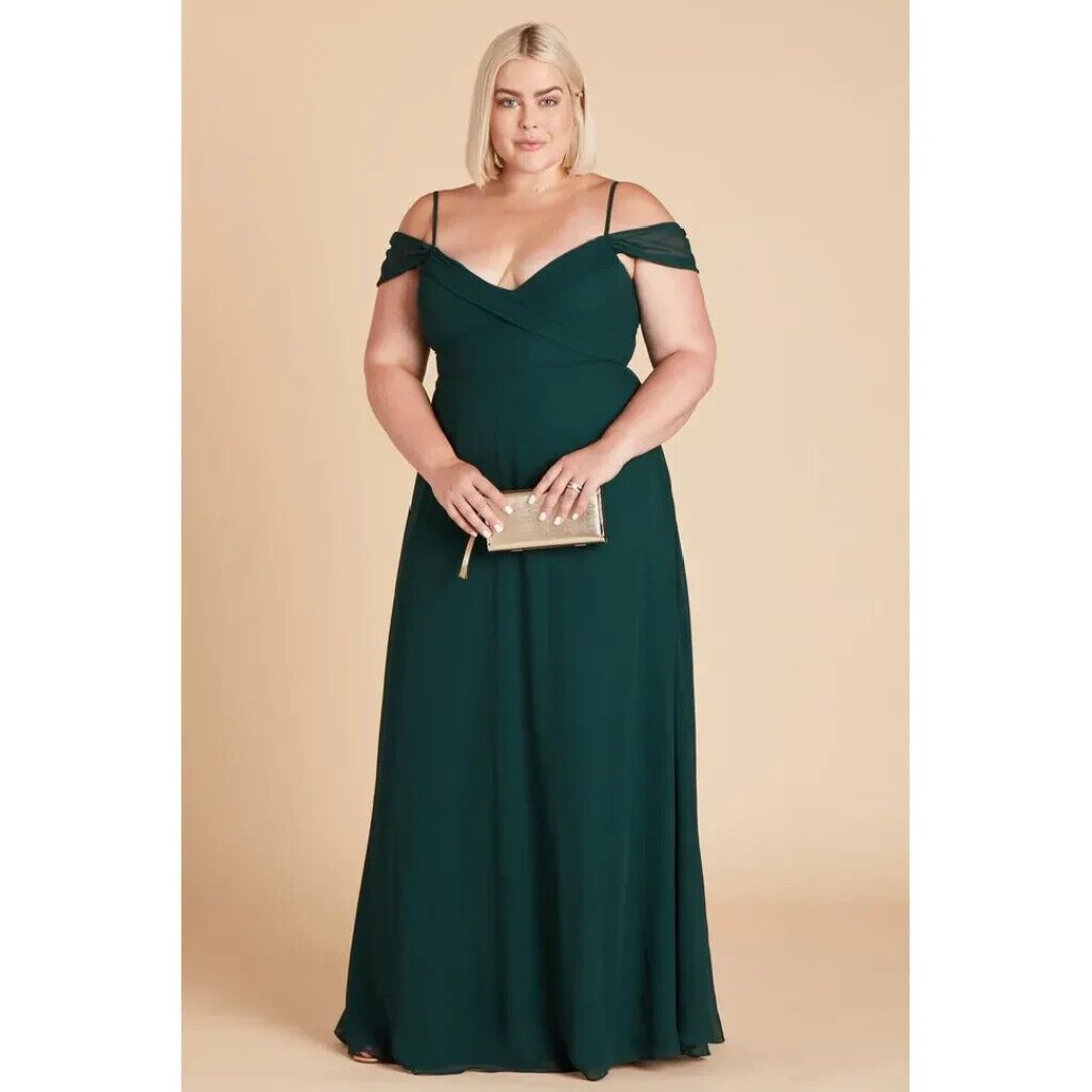 NWT Birdy Grey Spence Convertible Maxi Dress Size XXL Emerald Bridesmaid Prom
