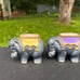 Vintage Elephant Planters