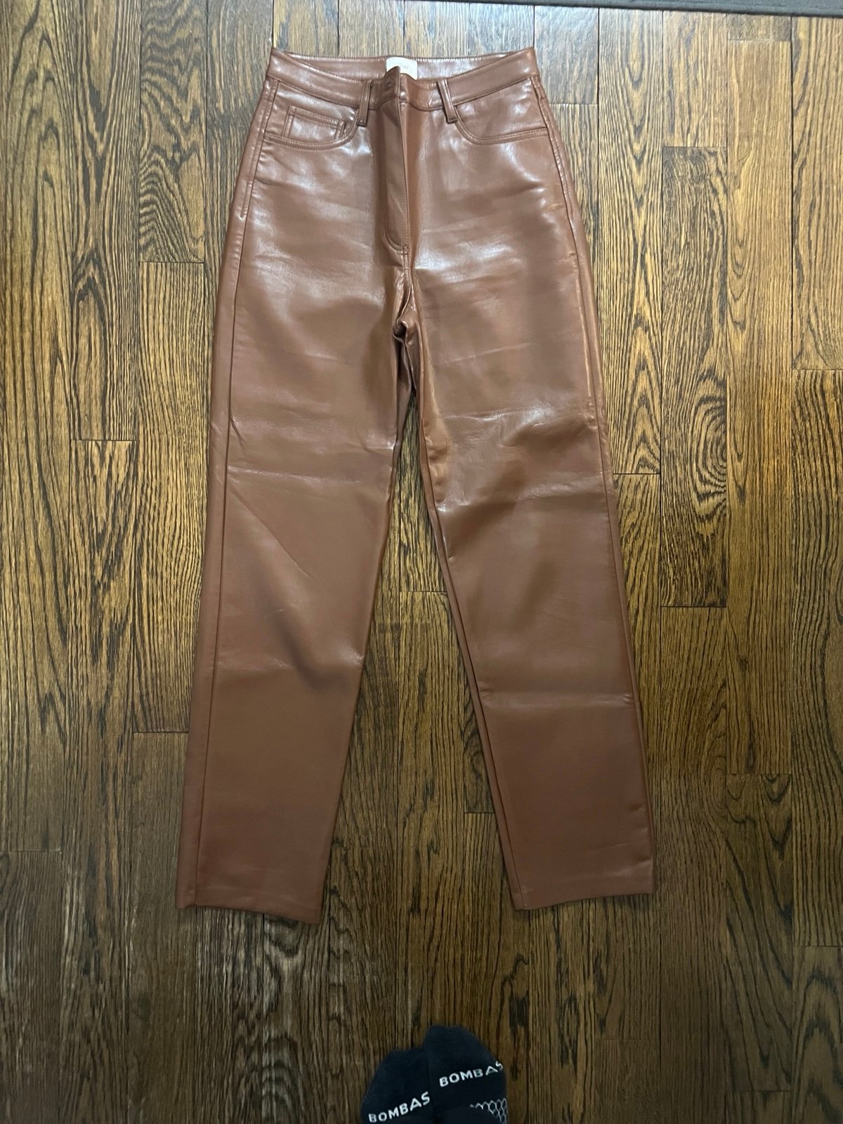 Wilfred Melina Brown Faux Leather Pants