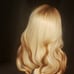 Wig - Platinum Blonde Auburn Balayage