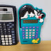 Calculator Bundle Lot Texas Instruments TI-83 Plus TI-30XIIS Looney Tunes Toshib