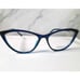 NEW CAT EYE prescription-ready Eyeglass Frame Blue Cobalt lightweight glasses