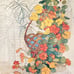 1970s framed signed E.M. May Flowers and Foliage lithograph prints set