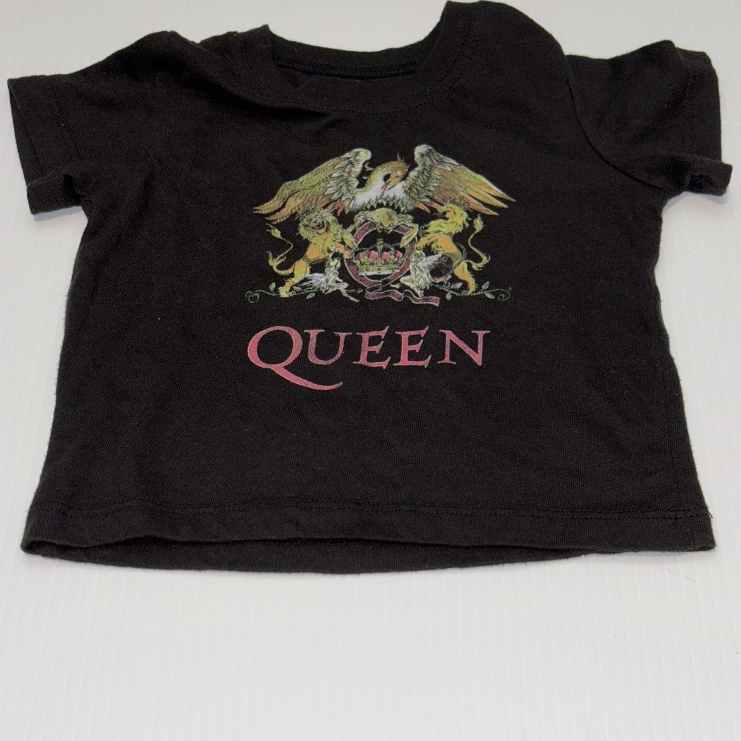 Queen Official Black T-Shirt Baby Toddler 12 Months
