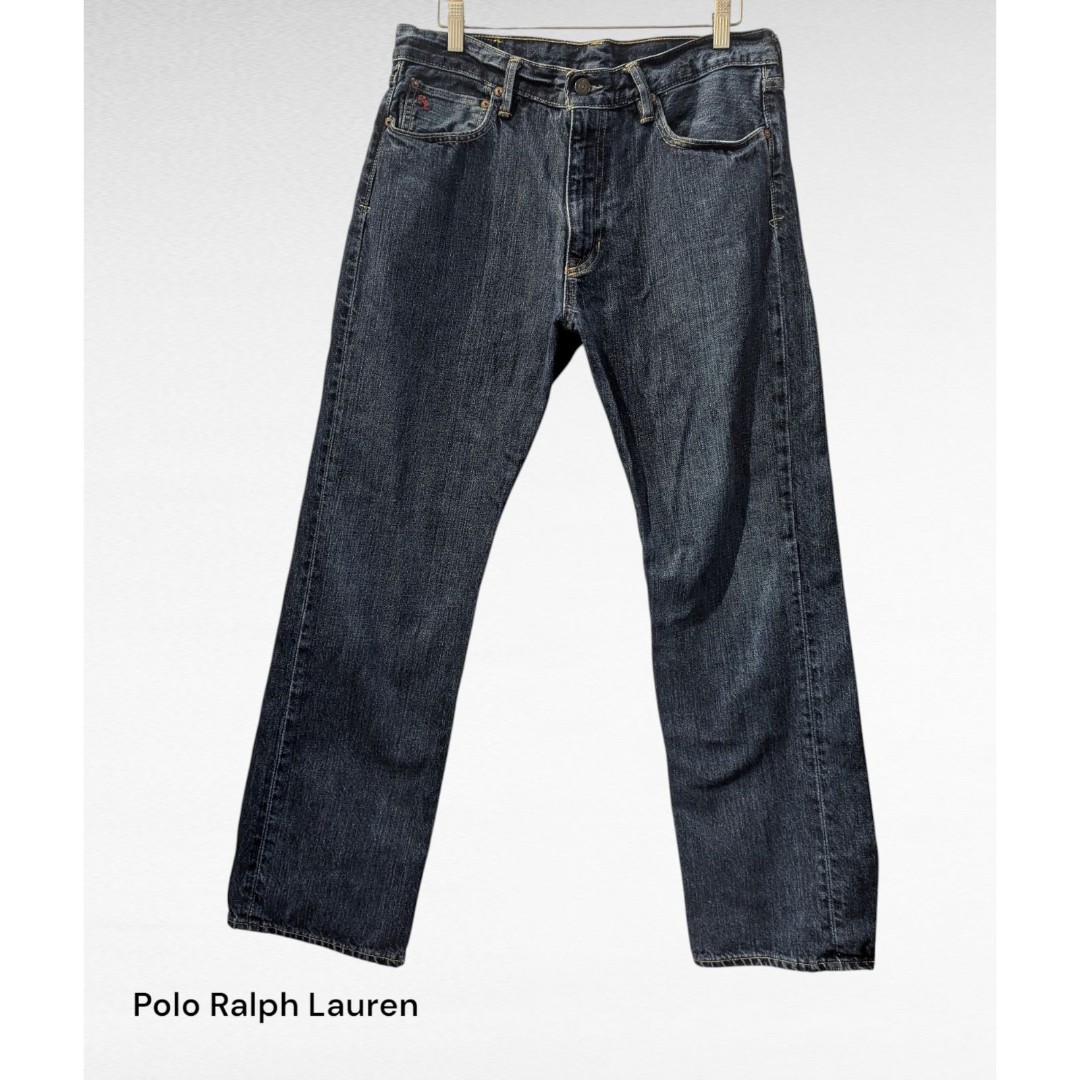 Polo Ralph Lauren Mens Straight Leg Relaxed Fit Jeans 15941 Sz 33/30