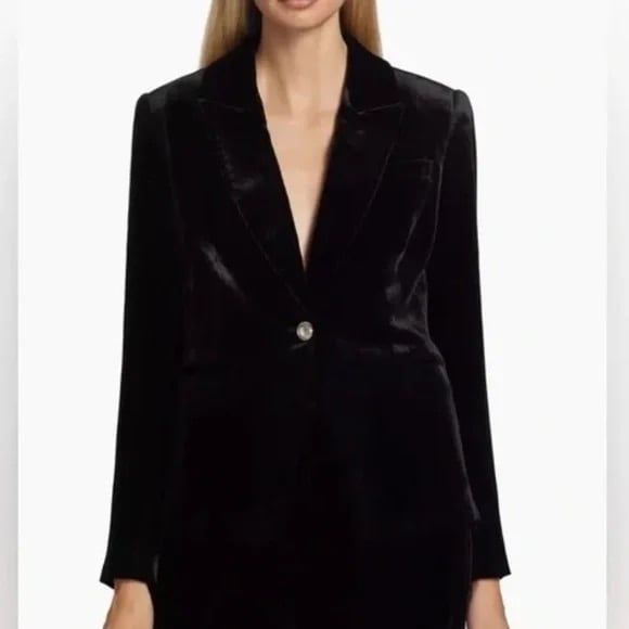 Elie Tahari Velvet Blazer | Size 2