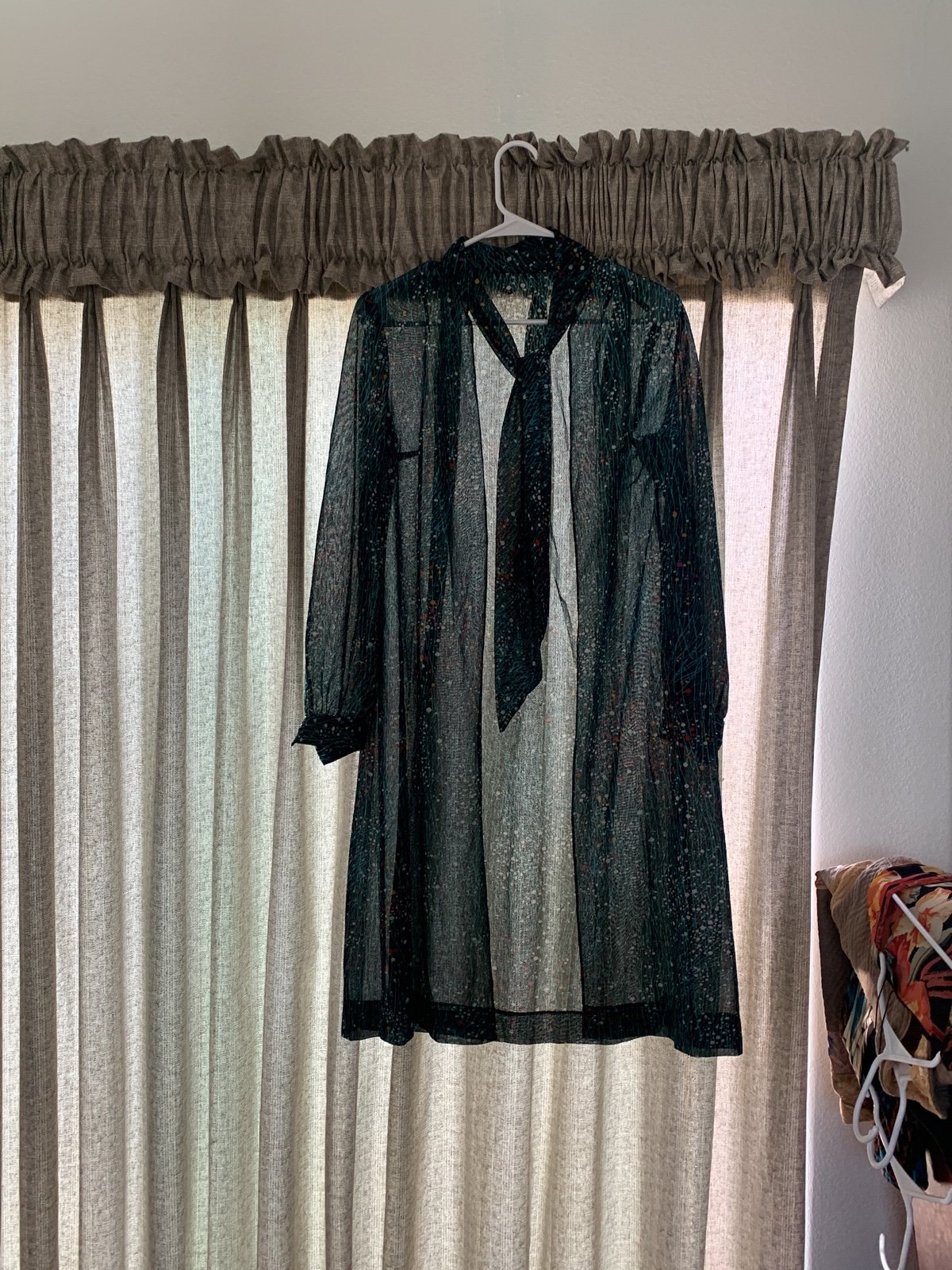 Vintage sheer ladies duster