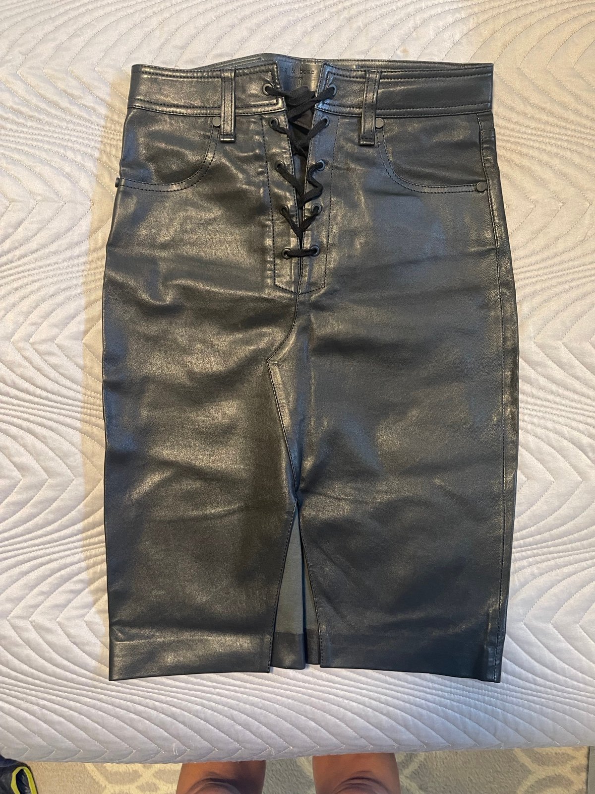 Rag&Bone leather skirt, size 23