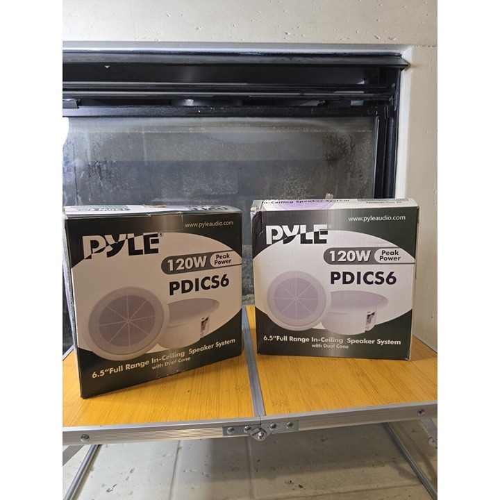 2 - Pyle Pdics6 6 1/2 120-watt In-ceiling Speaker (pd-ics6)