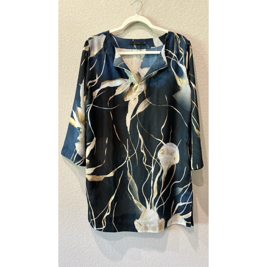 Lenny Niemeyer Lili Kaftan in Aurita Dress Swim Cover Womens Small 180