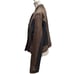 Via Spiga Womens 100% Leather Asymmetrical Moto Jacket Zip Up Dark Brown Size XL