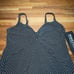 MIRACLESUIT Pin Point Love Knot Tankini Top black/white 12