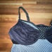 MIRACLESUIT Pin Point Love Knot Tankini Top black/white 12