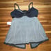 MIRACLESUIT Pin Point Love Knot Tankini Top black/white 12