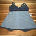 MIRACLESUIT Pin Point Love Knot Tankini Top black/white 12