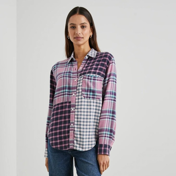 Rails Lakin Shirt Rose Agave Flannel Button Down XS - unworn