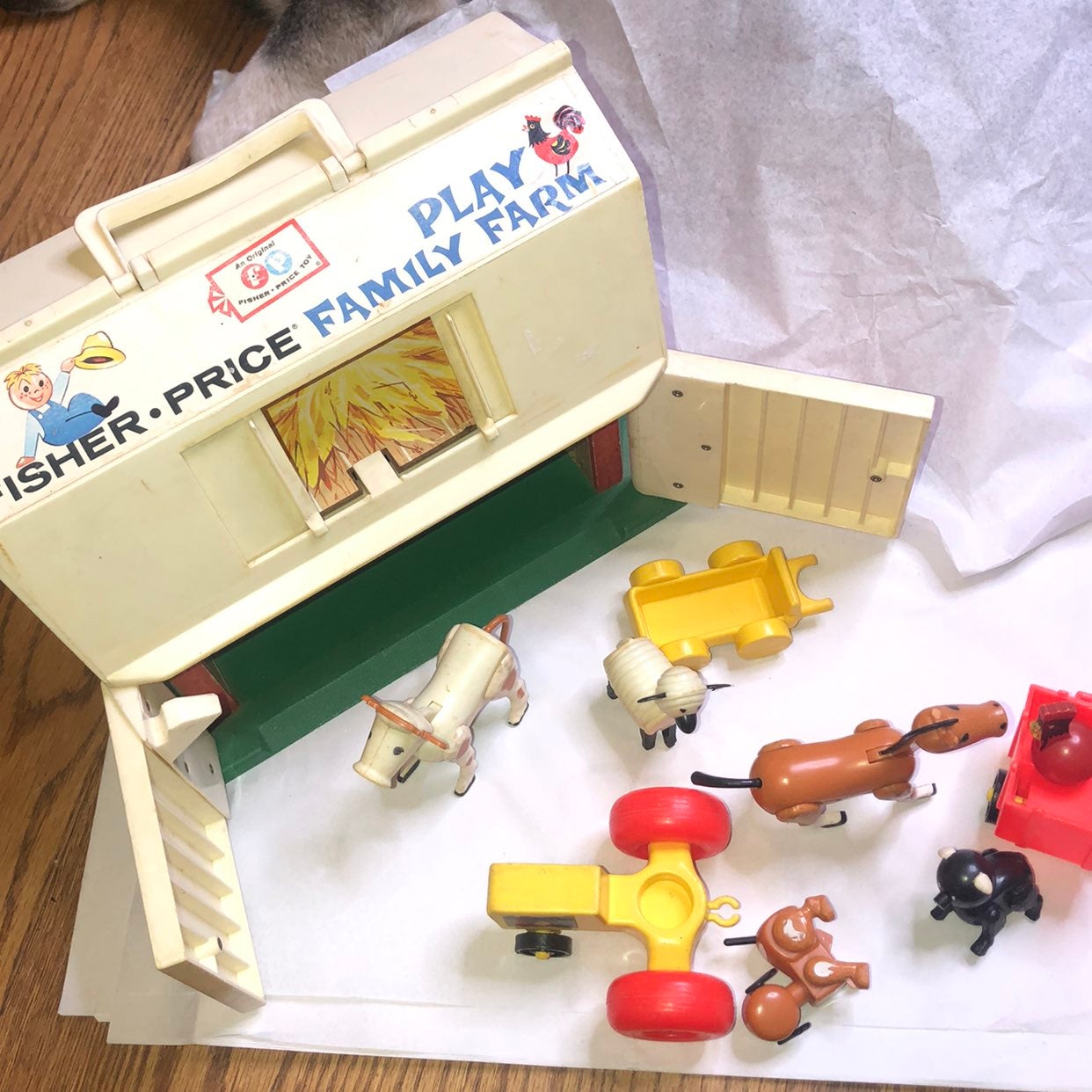 Fisher price 1967 vtg vintage farm barn
