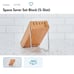 CUTCO Space Saver Knife Block 5-Slot Wood Honey Oak #1746