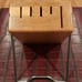 CUTCO Space Saver Knife Block 5-Slot Wood Honey Oak #1746