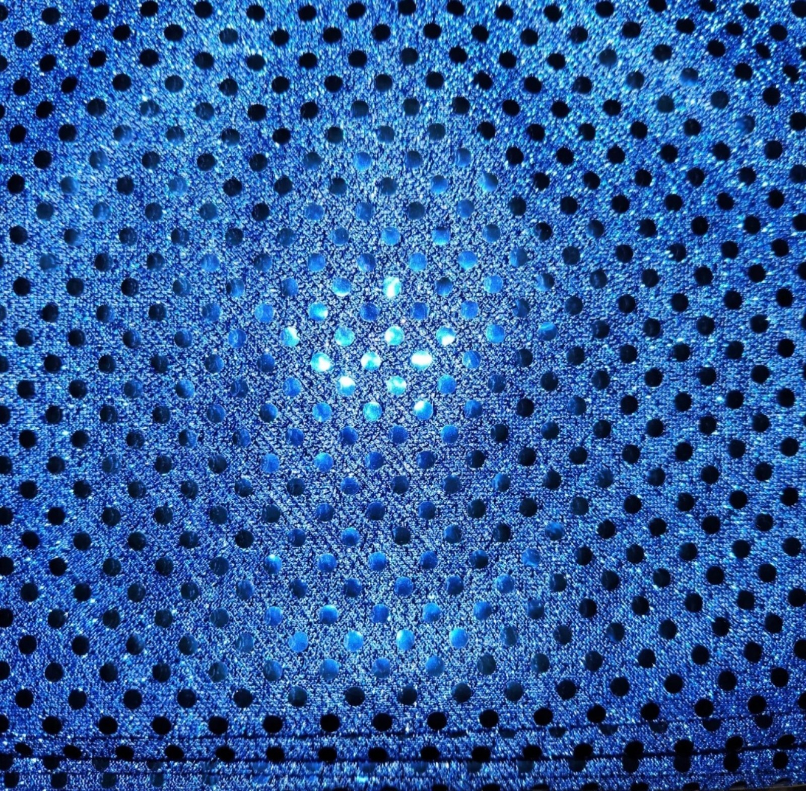 blue polka dot fabric 8 Yards By 37 Inches
