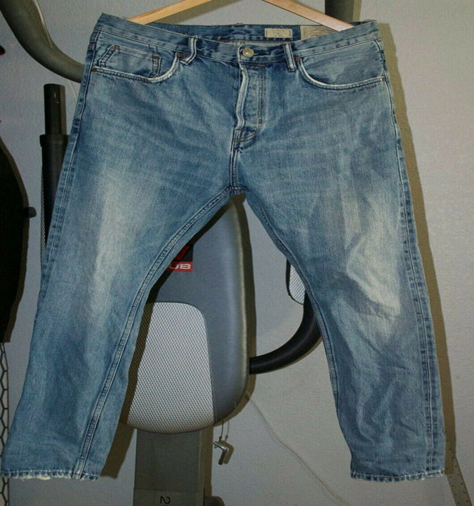 Mens All Saints Yukai Taper Tapered Fit Japanese Fabric jean