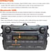Bluetooth Car Kit, Car Audio USB AUX Input Adapter Built-in Bluetooth 5.0 for To
