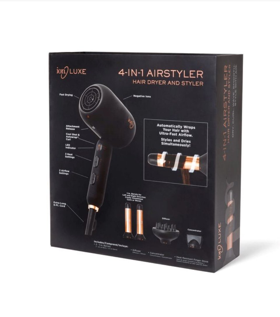 Luxe 4 in 1 Autowrap Airstyler