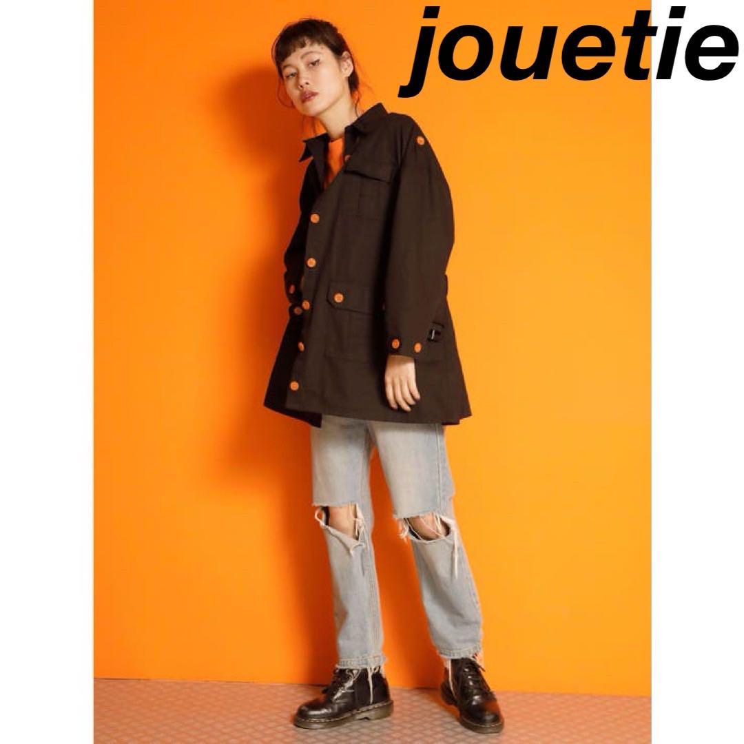 Rare Jouetie High-Quality Cotton Design 2-Way Military Mini Dress