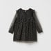 Zara Black Sparkly Tulle Dress Daisy Size 3-4