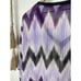 Calypso St Barth Silk Chevron Dress Womens Large Mini Beach Resort Vacation