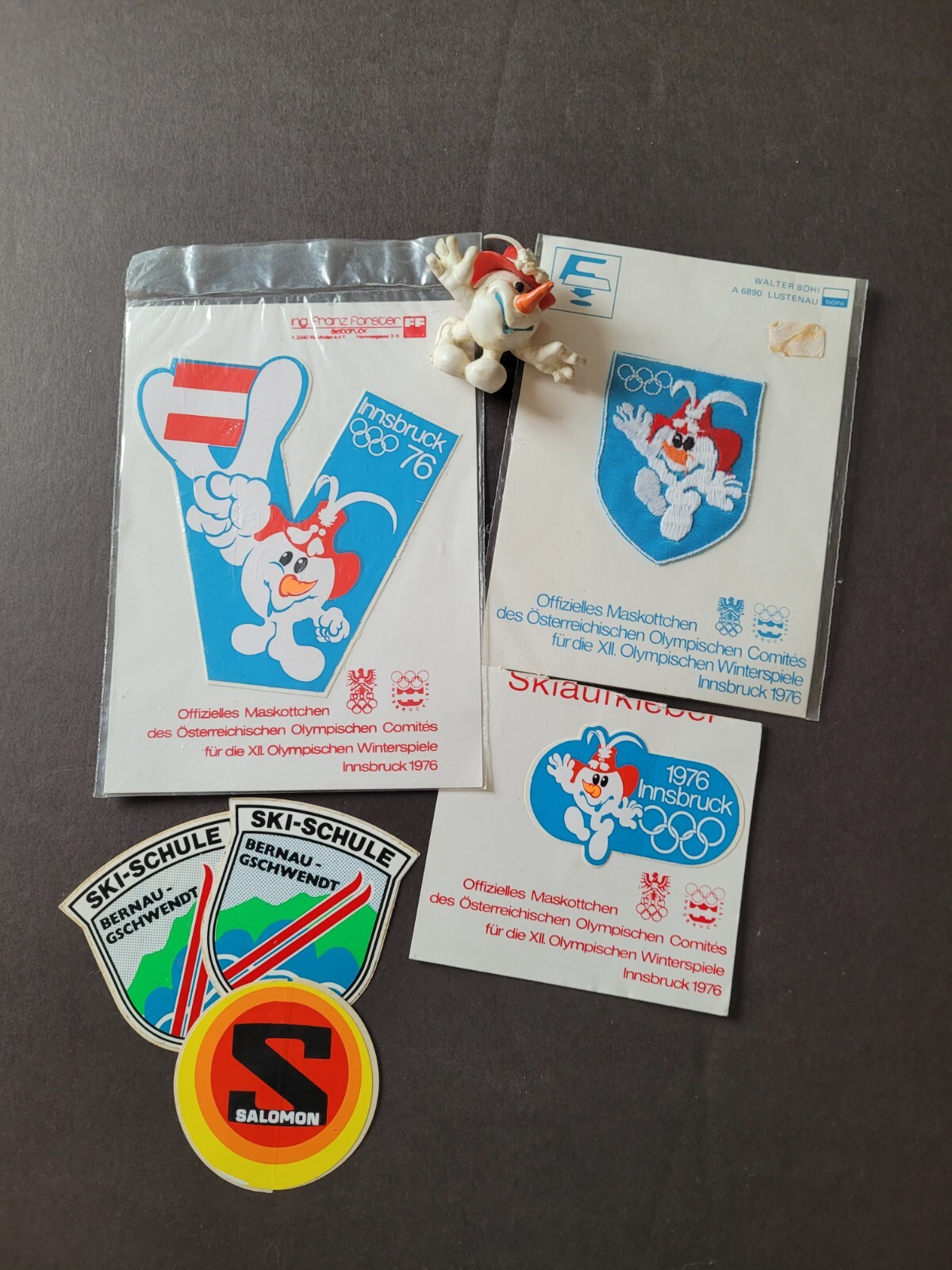 1976 WINTER OLYMPICS INNSBRUCK AUSTRIA MASCOT plus