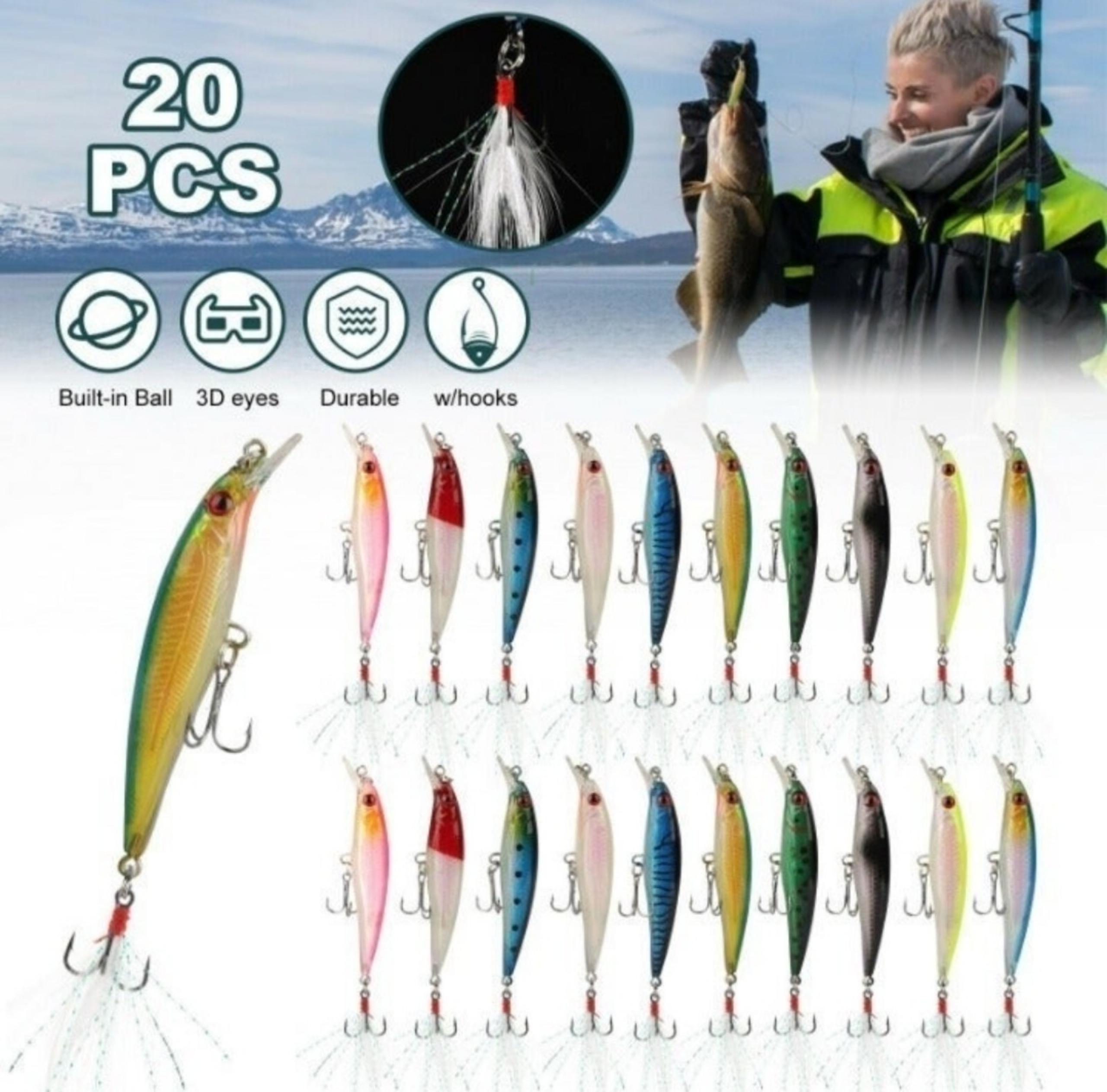 Fishing Lures wobbler 20 pcs lot