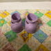 Vintage Cabbage Patch Kid Girl’s Purple Boots For CPK Girl Dolls All Occasions