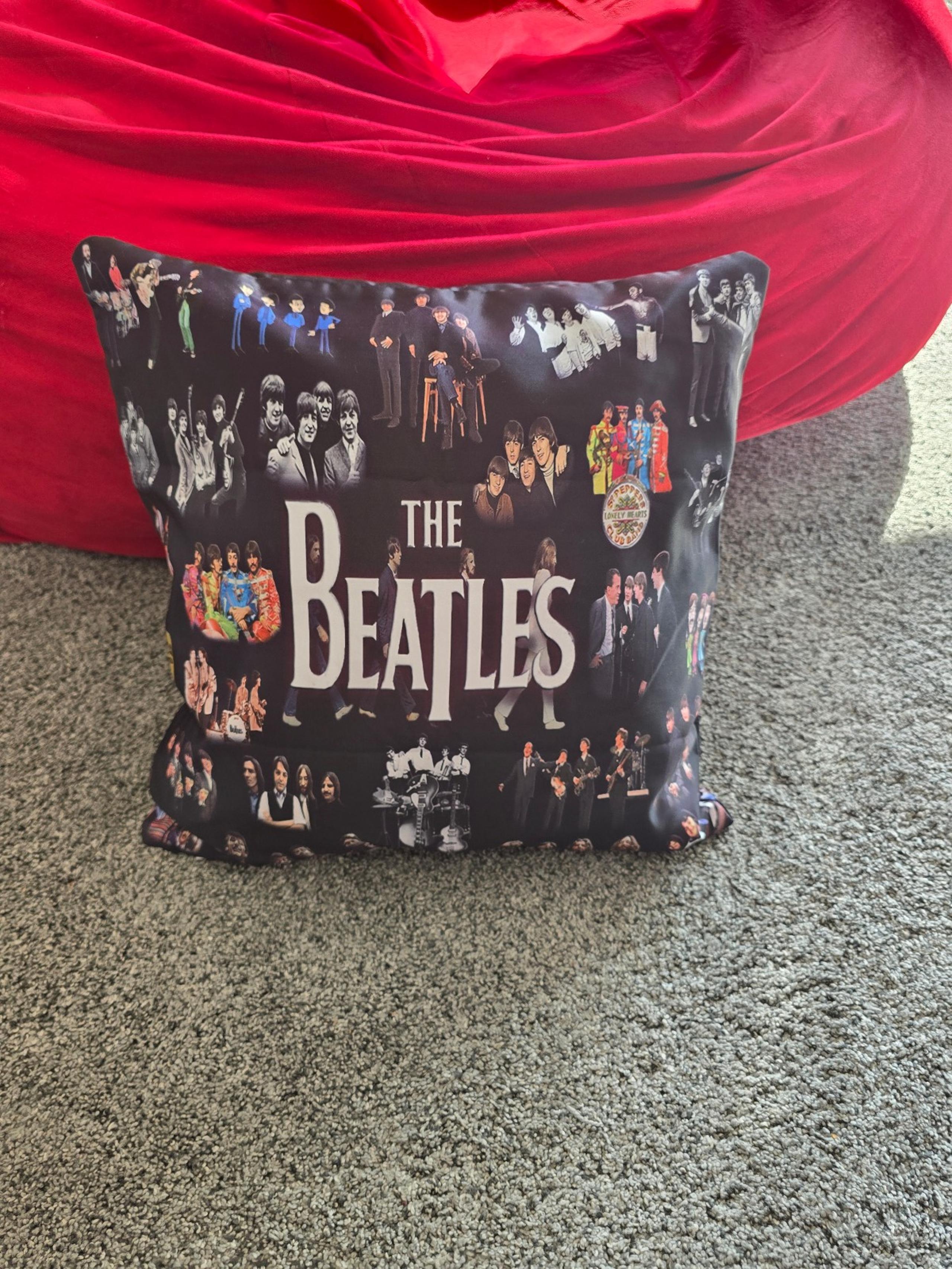 The Beatles Graphic Throw Pillow