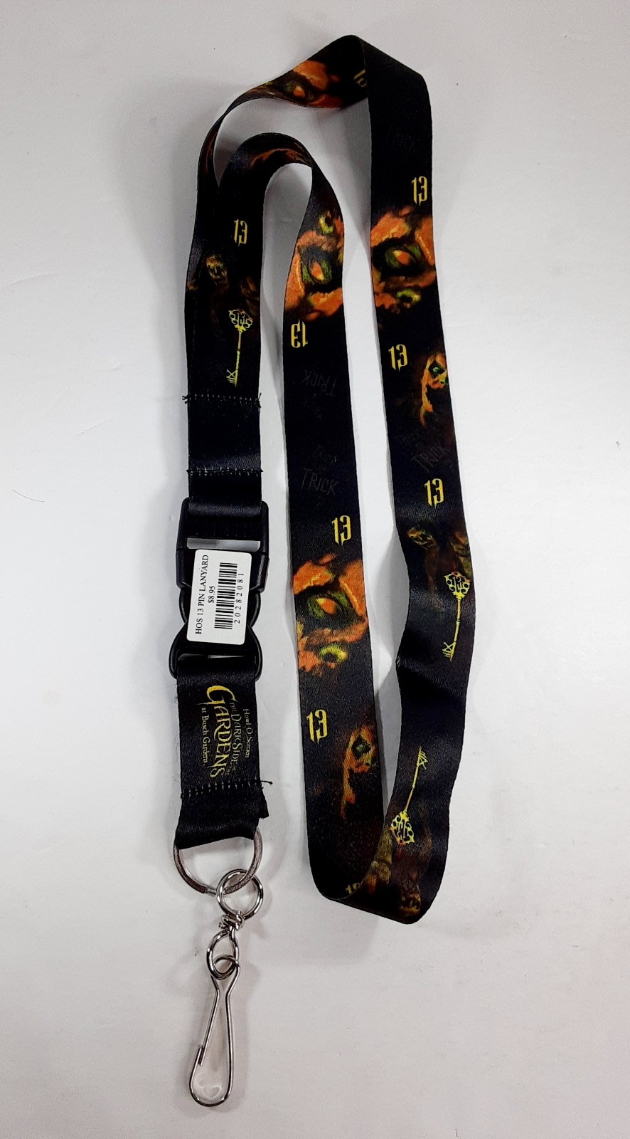 Busch Gardens Howl O Scream 13 Pin Lanyard