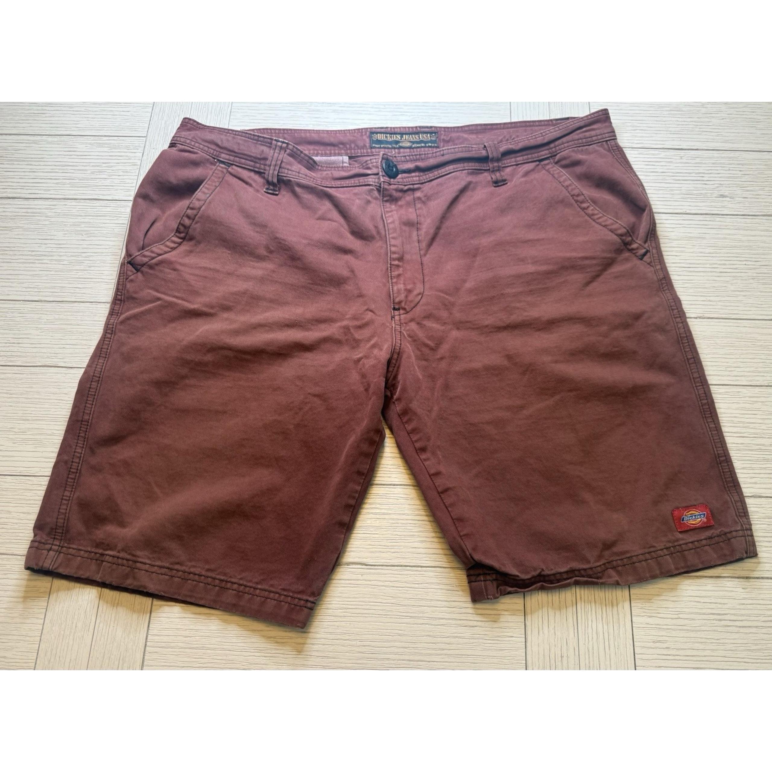 Dickies Shorts Men's Size 42 Brick Red Flex Regular Utility 100% Cotton