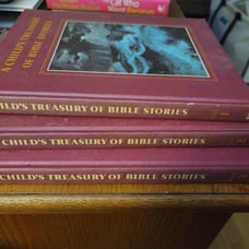 SET OF THREE VOLUMES- CHILDRENS TREASURY OF BIBLE STORIES