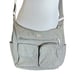 Womens Baggalini Everyplace Bag in Cheetah Embossed Pewter Crossbody Purse