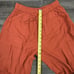 Free People Take Me With You Linen Blend Pants Drawstring Size XS ORANGE NWOT