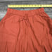Free People Take Me With You Linen Blend Pants Drawstring Size XS ORANGE NWOT