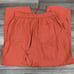 Free People Take Me With You Linen Blend Pants Drawstring Size XS ORANGE NWOT