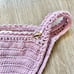 She Made Me Dhari Crochet Halter Bikini Top & Bottom Set in Lavender Purple M/L