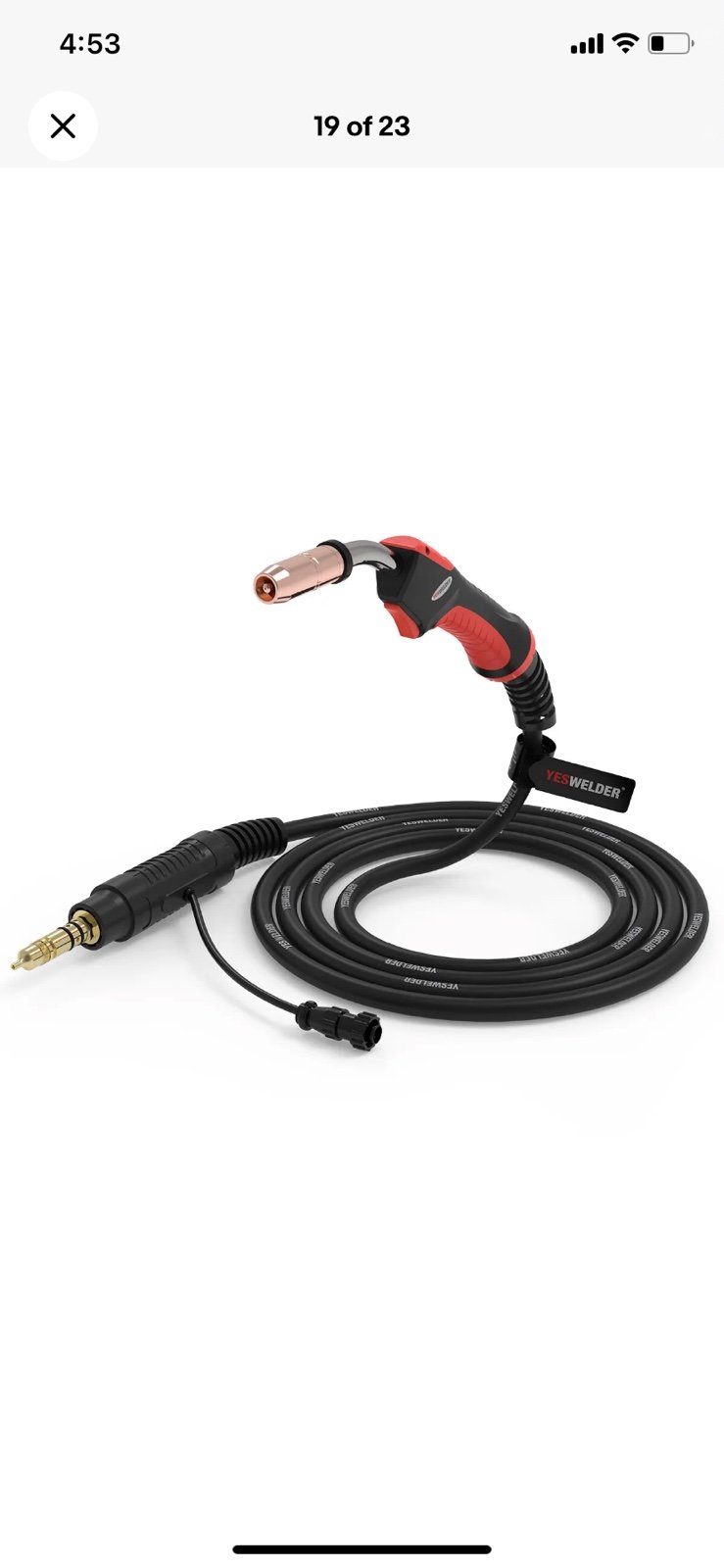 MIG Welding Gun Torch Stinger Replacement Miller M-Series M-15