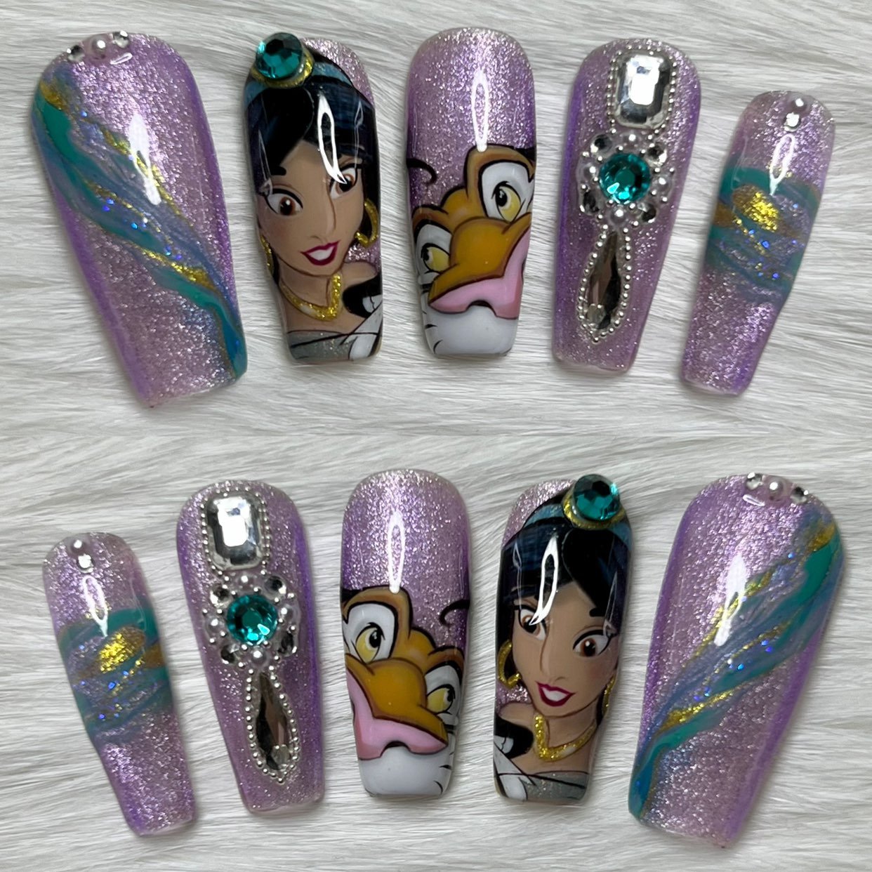 Jasmine Press On Nails
