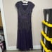 Adrianna Papell EU 48 Purple Beaded Maxi Formal Dress