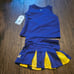 Colosseum Kids LSU Tigers Cheerleader Uniform Outfit 2T  Louisiana Football NWT.