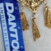 Antique guilloche enameled pendant necklace